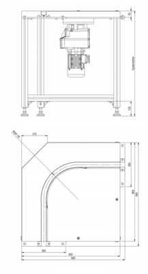 驱动模块 90°Antriebsmodul 90°