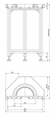 偏转模块 180° 滚动 D323 &nbsp;Umlenkmodul 180° Rollend D323