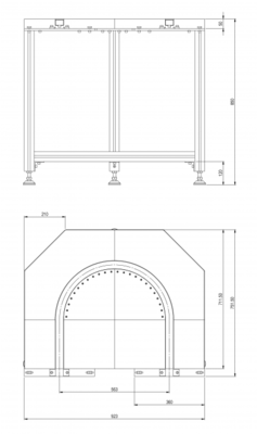 偏转模块180°滚动Umlenkmodul 180° Rollend
