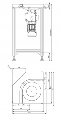 驱动模块 90° D323 &nbsp;Antriebsmodul 90° D323